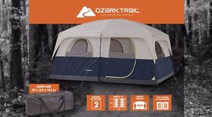 Camping Tent Ozark 10-person 2 Room Cabin Waterproof  Outdoor NEW!