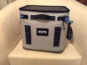 New Yeti Hopper Flip 12 Leakproof Soft Cooler Grey/Blue