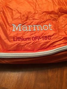 Marmot Lithium Long 850 Down Sleeping Bag 0 Degree Fahrenheit