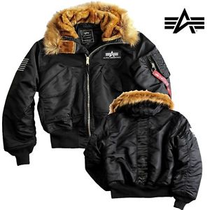 Alpha Industries Giacca Uomo 45P Con cappuccio Custom Bomber MA1 S fino a 3XL