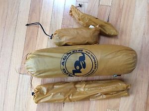 Big Agnes Fly Creek UL2 backpacking tent plus footprint, ultralight, EUC