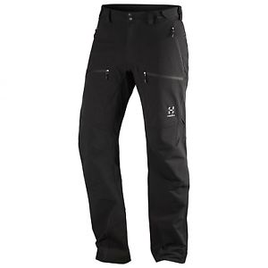 Haglöfs Flint II Pantalon Homme,Gr. S,Pantalon softshell pour hommes,noir,