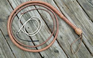Trinity Whip Co. 8' 12 Plait "Unique" Indy Style Kangaroo Bullwhip