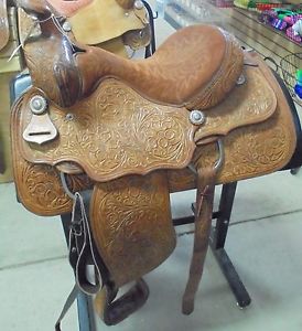 14.5" HEREFORD PLEASURE TRAIL WESTERN SADDLE 3 1033 1