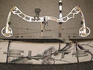ELITE ENERGY 32 Archery Hunting Bow 26½" to 29" Right Hand 50# to 60# AP Snow