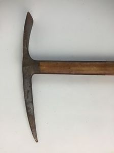 Vintage ice axe Willisch Schweiz Tasch of Zermatt Early Swiss Switzerland Pick