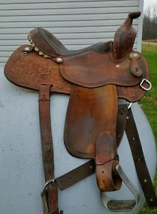14.5 Martin Sherry Cervi barrel saddle