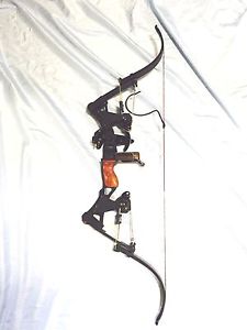 EXCEPTIONAL ONEIDA EAGLE LITE FORCE MAGNUM FISH HUNT BOW 35-50-70LB RH LONG DW