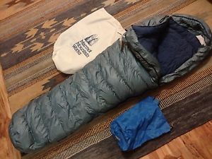 Marmot- Pocket Gopher -10 Sleeping Bag Long - Goose Down  Gortex liner