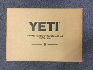 YETI RAMBLER 30OZ TUMBLER BULK 6 PACK 100% Authentic