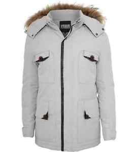 Parka URBAN CLASSICS Grigio con Imbottitura di piume Giacca invernale
