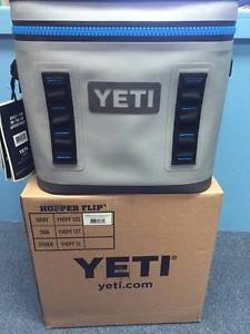 New In Box! Yeti Hopper Flip 12 Fog Gray/Tahoe Blue Free Shipping
