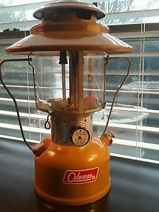 Vintage Coleman Gold Bond Lantern Model 228F Nice Condition for its age 1/1972
