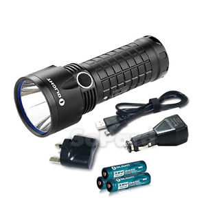 Olight SR52-UT Intimidator Cree XP-L HI LED Rechargeable Flashlight Torch Kit