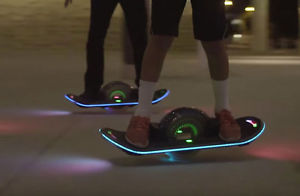 One wheel skateboard 2017 futuristic ride with Bluetooth speaker and LED CANADA