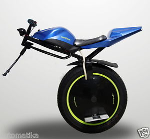 Q4-BLUE self-balancing electric seated unicycle 500W + handlebar
