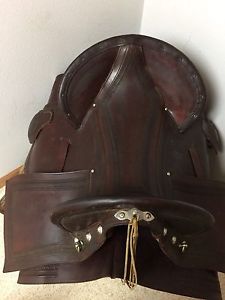 Leather Peruvian Saddle . Very Good Condition