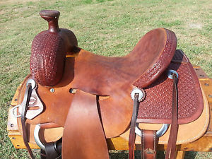 14.5" Johnny Scott Ranch Roping Saddle (Made in Texas) Roper
