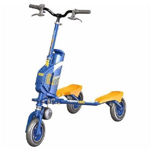 New Trikke Go Kiddo Colt 3 Wheeled Electric Carving Scooter Blue