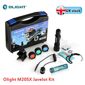 Olight M20SX Hunting Kit Torch 820 Lumens CREE LED Tatical Flashlights IPX8 370M