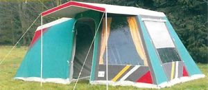 Steilwandzelt, Hauszelt, Zelt Lido, grau 2,60 x 4,60 m