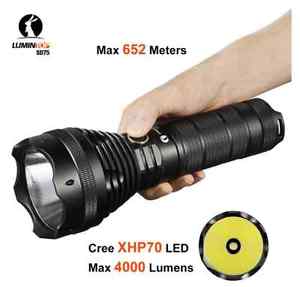 NEW LUMINTOP SD75 XHP70 4000LM Super Bright LED Flashlight To 652M