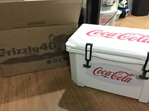 Brand New Coca-Cola Grizzly Coolers 40-Quart Cooler Ice Chest Grizzly 40