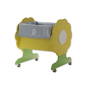 Rosabel Mimosa- Mini cot 78x80x9 cm colour yellow NEW