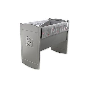 Rosabel Piscis- Mini cot 78x80x9 cm colour silver NEW