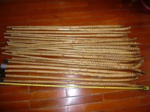 6 pcs budhha Bamboo hiking/Walking Sticks 46-49” with natural Knob Ball Handles