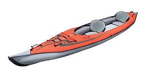 ADVANCED ELEMENTS Unisex Adult Advanced Frame Convertible Kayak - Red NEW