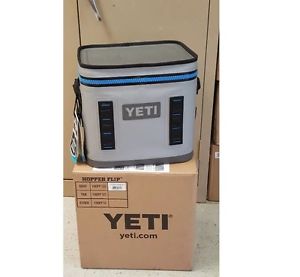 New in Box! Yeti Hopper Flip 12 Leakproof Soft Cooler Grey/Blue