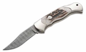 Böker Scout Hirschhorn Damast Taschenmesser Klappmesser