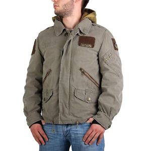 HELL IS FOR HEROES Par PARAJUMPERS Veste Homme Kiva Olive Taille L