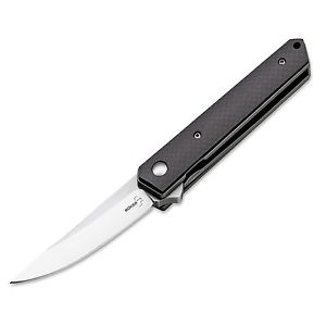 Böker Plus Kwaiken Mini Flipper Carbon Taschenmesser VG-10 Kohlefaser Linerlock