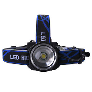 Super Bright LED Headlamp 1200Lm Adjustable Focus Headlight Fishing Lamp LD923