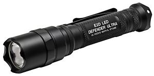 Surefire E2D Black LED Defender ULTRA LED Flashlight 500/5 Lumens E2DLU-A