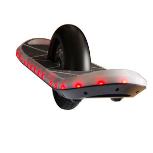 one wheel electric skateboard bluetooth LED lights scooter
