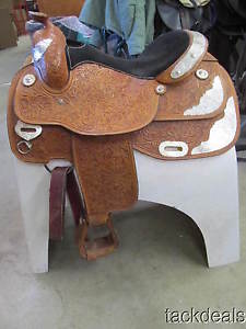 Corriente Show Saddle Lightly Used, Well Made, & Loaded with Silver