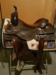 16 1/2" custom Jerry Shaw cutting saddle
