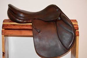 17" 29cm Stubben Zaria Deluxe with Biomex Horse Close Contact Jumping Saddle