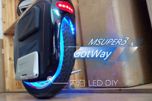 Gotway MSuper v3 - fastest electric unicycle in the world,18'' [FREE SHIP]