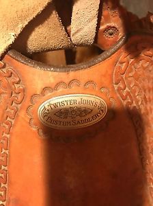14.5 Custom Twister johns Ranch Saddle