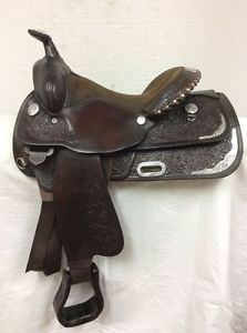 Circle Y 14" Used Youth Western Show/Trail Saddle 3965 Regular Quarter Horse Bar