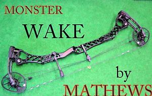 MATHEWS MONSTER WAKE BOW 30" 60-70LB right hand black