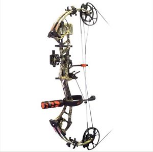 New 2017 PSE  Brute Foce Lite Ready To Shoot Bow 60# Right Hand Break-Up Country