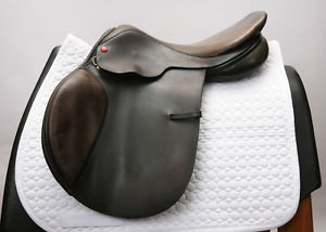 USED ALBION LEGEND 17.5 M BROWN JUMPING SADDLE