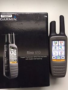 Garmin Rino 610 Rugged GPS & Two Way Radio w/ Shaded Relief Basemap