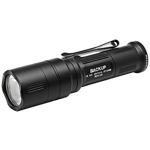 New! Surefire EB1 Backup 5/200 Lumens Black No Shroud TIR Lens LED EB1C-B-BK