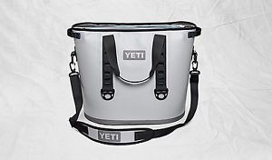 Yeti Hopper 40 Soft Side Cooler Ice Chest Bag Fog Gray/Tahoe Blue BRAND NEW